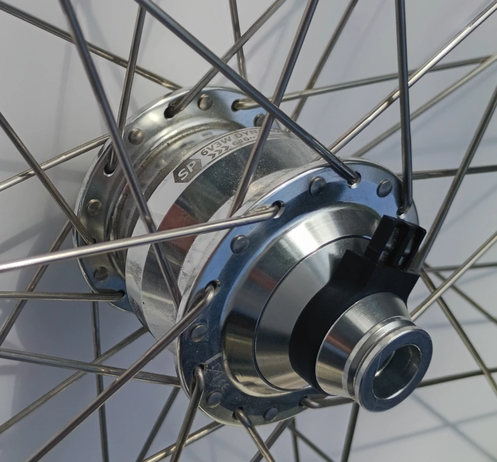 Shutter Precision PL-8X Dynamo Hub - Sun CR-18 - Rim Brake - Disc Brake - Wheel Kit
