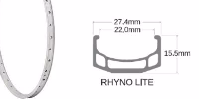 Joy Tech 36h - Rhyno Lyte 26" - Wheel Kit - Silver - Image 2